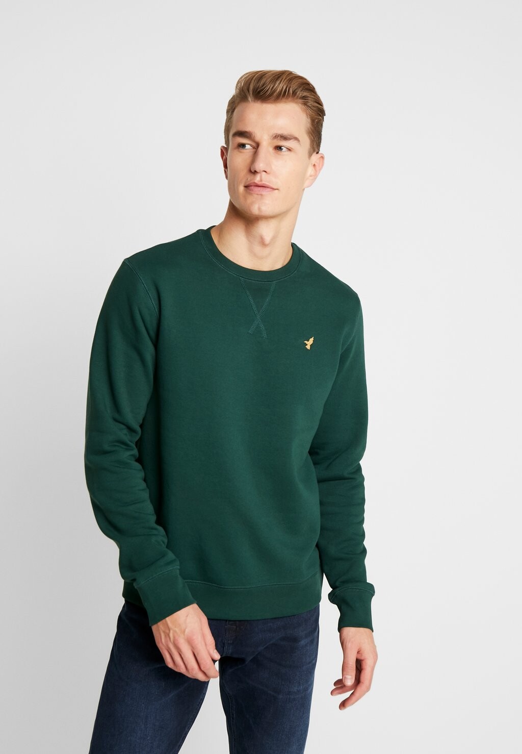 

Толстовка BIRDIE EMBRO C-NECK Pier One, темно-зеленый
