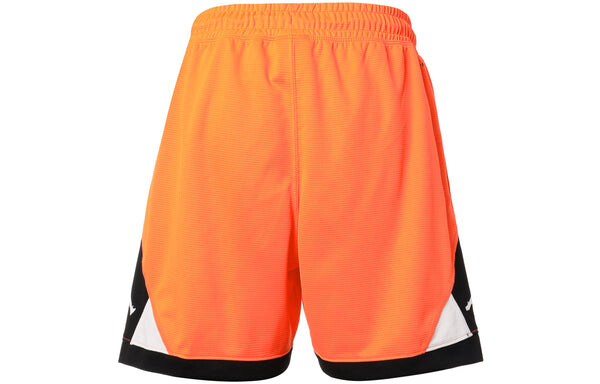 Шорты Air Jordan Dri-FIT Basketball Sports Training Splicing Shorts Orange, оранжевый — фото 3