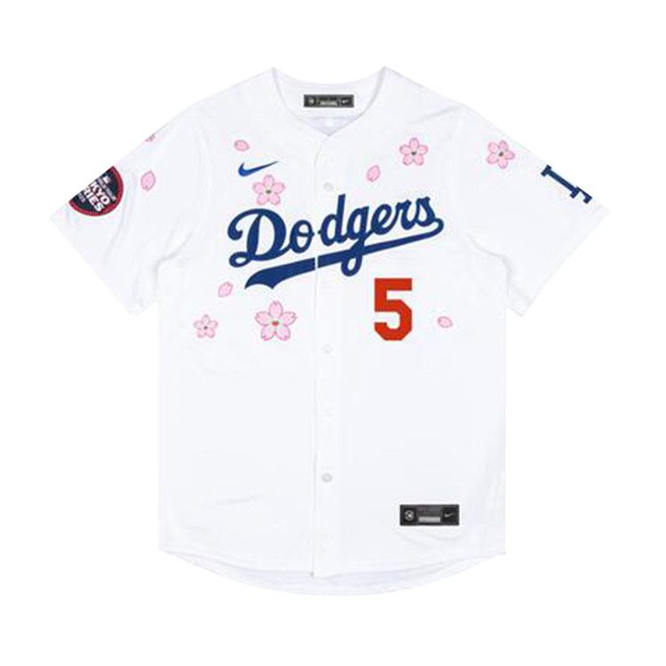 Джерси Nike x Takashi Murakami x MLB World Tour Tokyo Series 2025 Dodgers Freeman Jersey, White — фото 2
