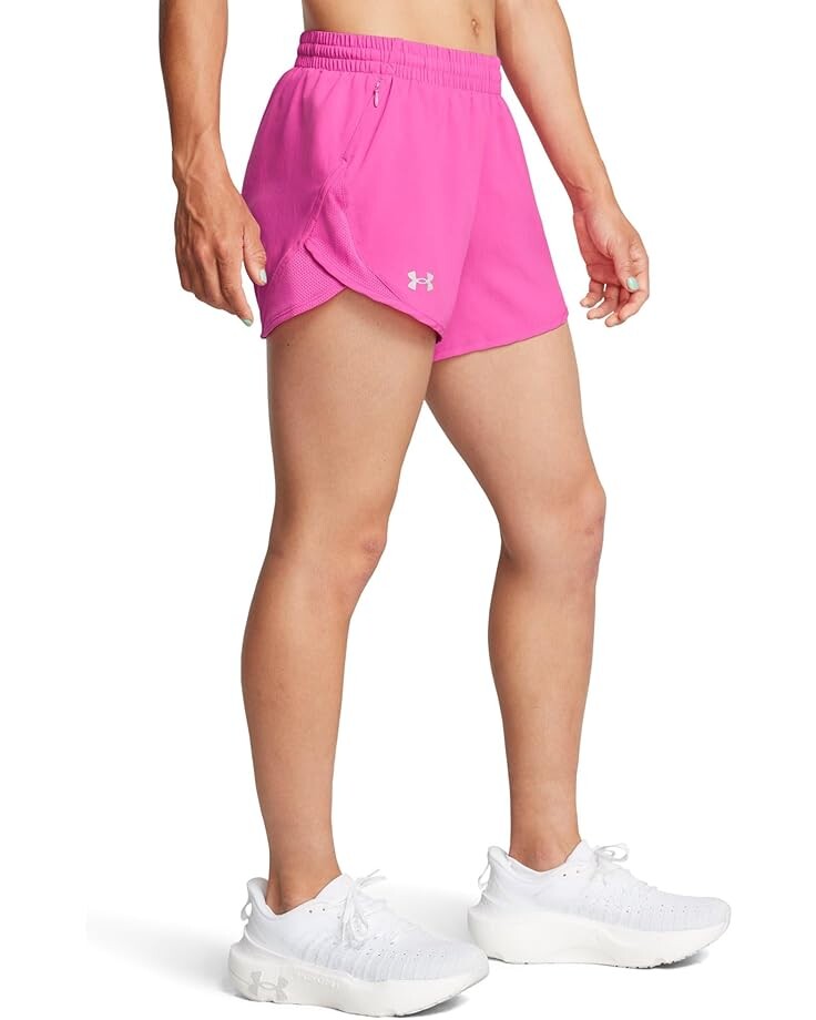 

Шорты Under Armour Fly By Shorts, цвет Rebel Pink/Rebel Pink/Reflective