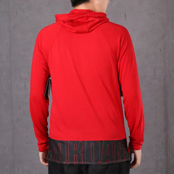 Толстовка Men's Air Jordan Basketball Sports Red, красный — фото 4