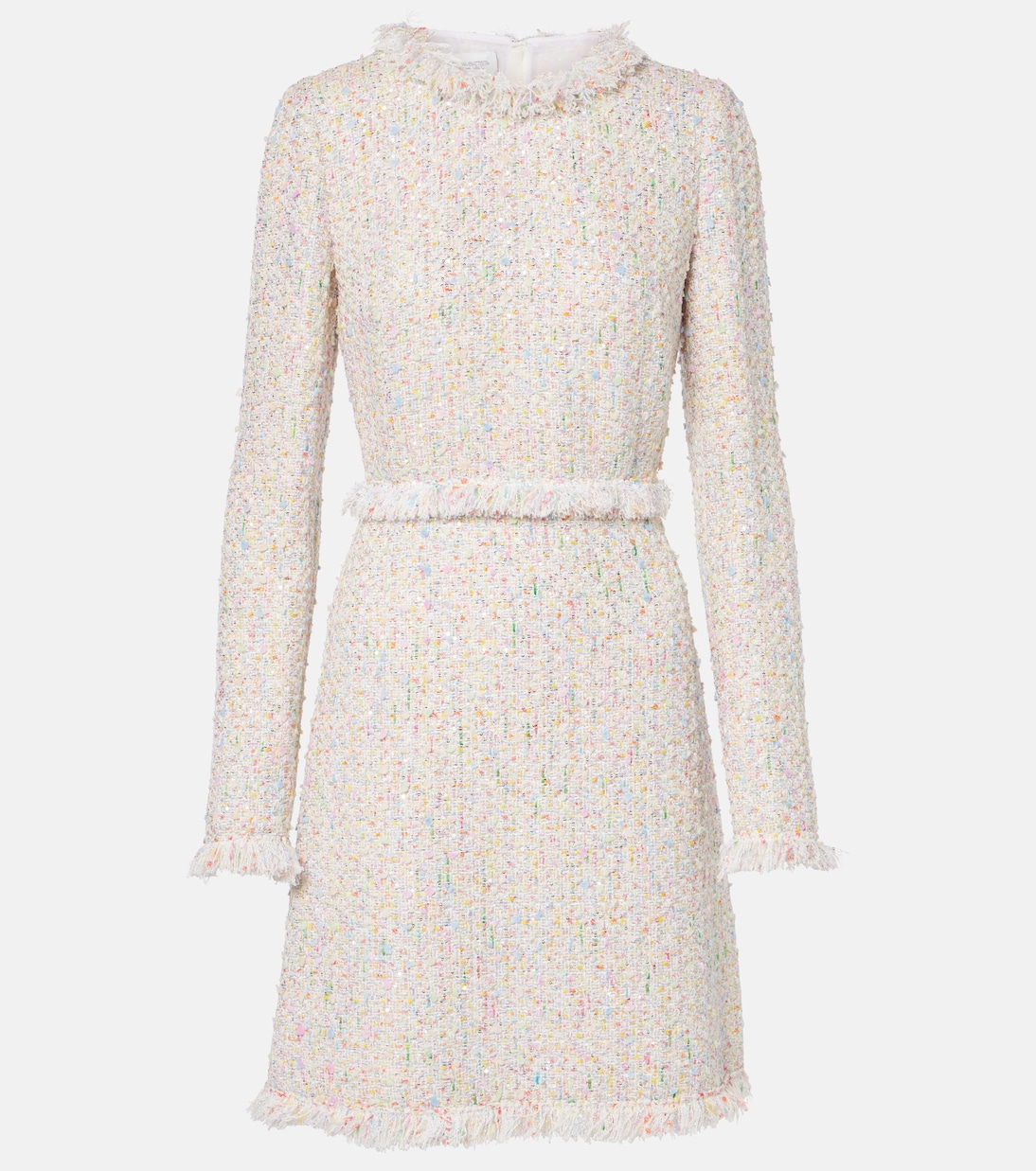 

Мини-платье из букле с бахромой Giambattista Valli, разноцветный