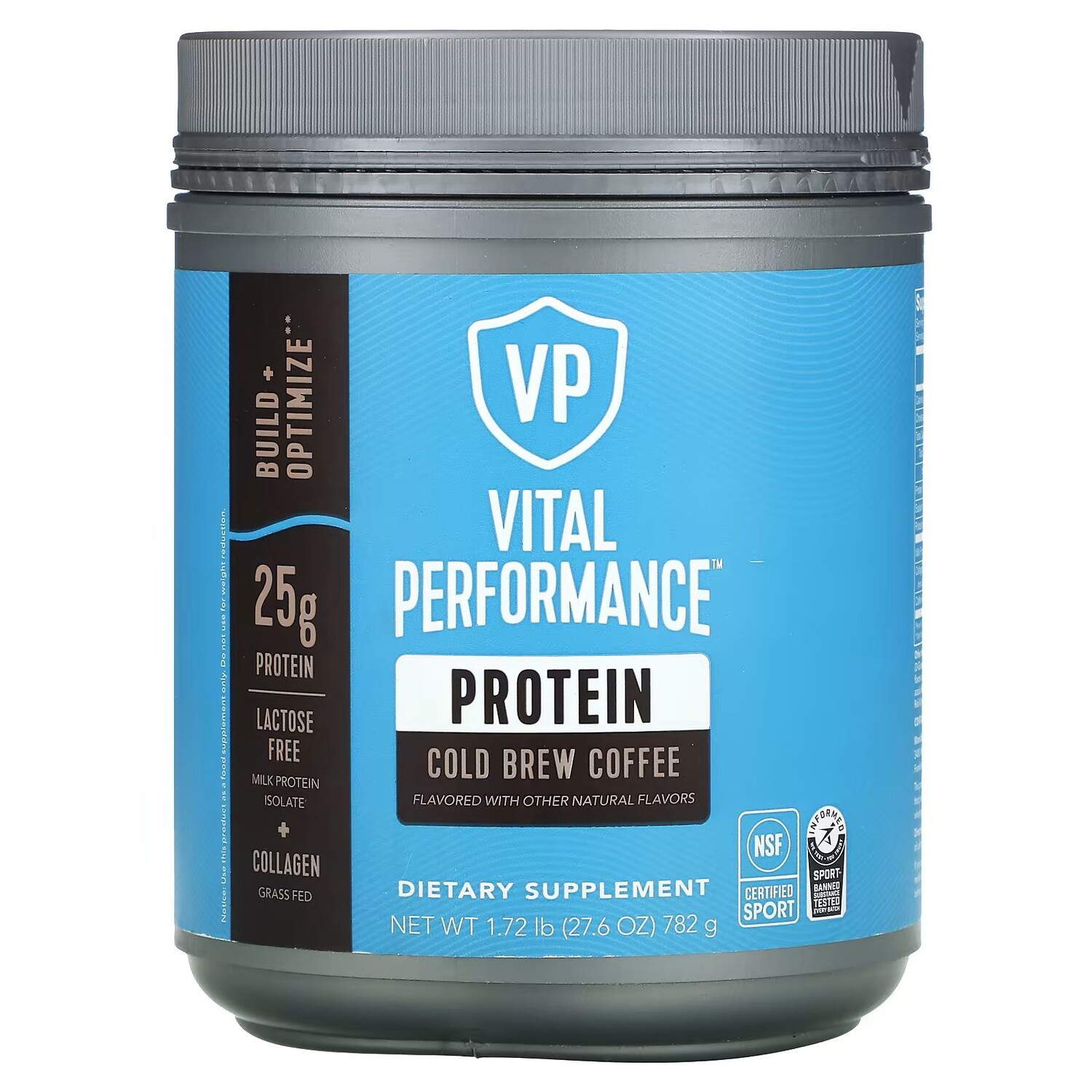 

Vital Performance Protein, холодный кофе, 1,72 фунта (782 г) Vital Proteins