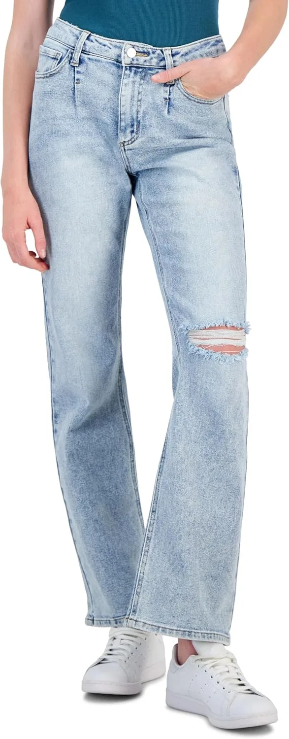 

Джинсы Tinseltown Juniors с высокой посадкой и расклешенным силуэтом