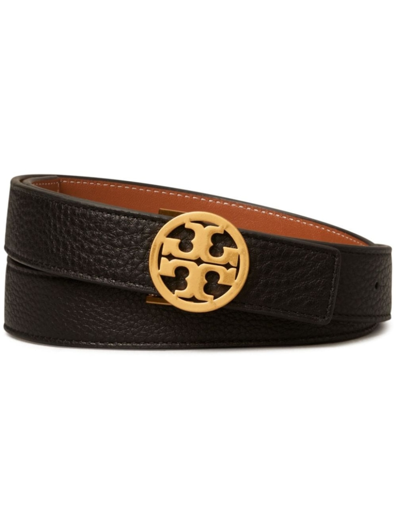 

Tory Burch ремень с пряжкой-логотипом, черный