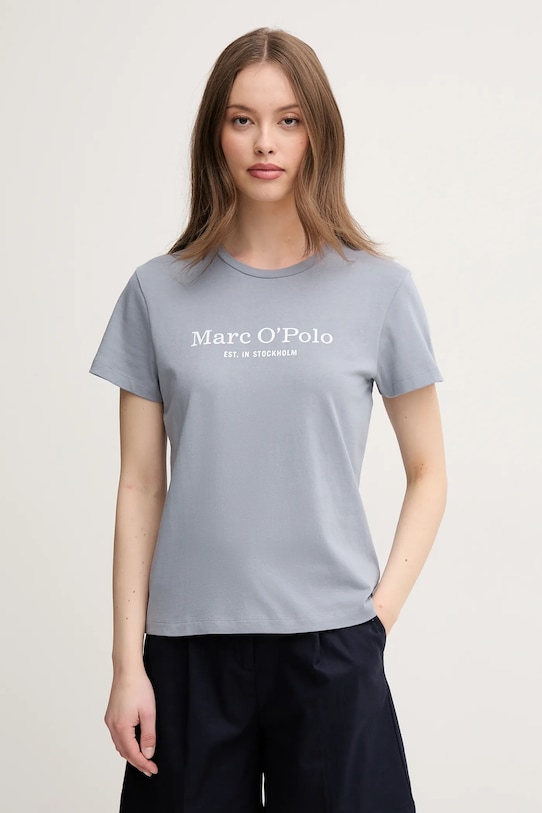 

Хлопковая футболка Marc O'Polo, серый
