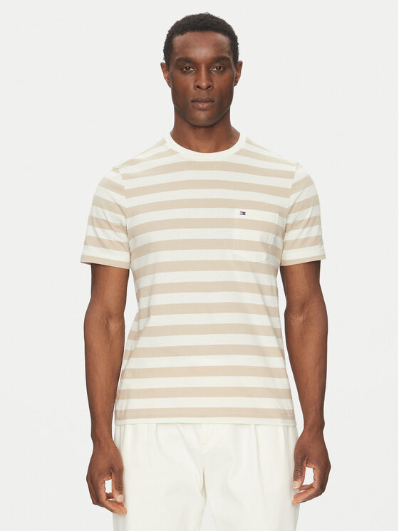 

Футболка обычного кроя Essential MW0MW37283 Tommy Hilfiger, бежевый