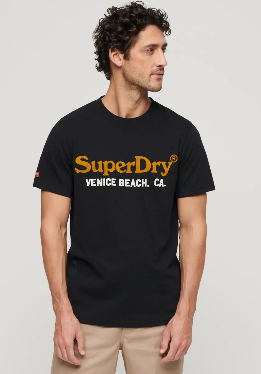 

Рубашка с короткими рукавами Superdry "SD-VENUE DUO LOGO T SHIRT", черный