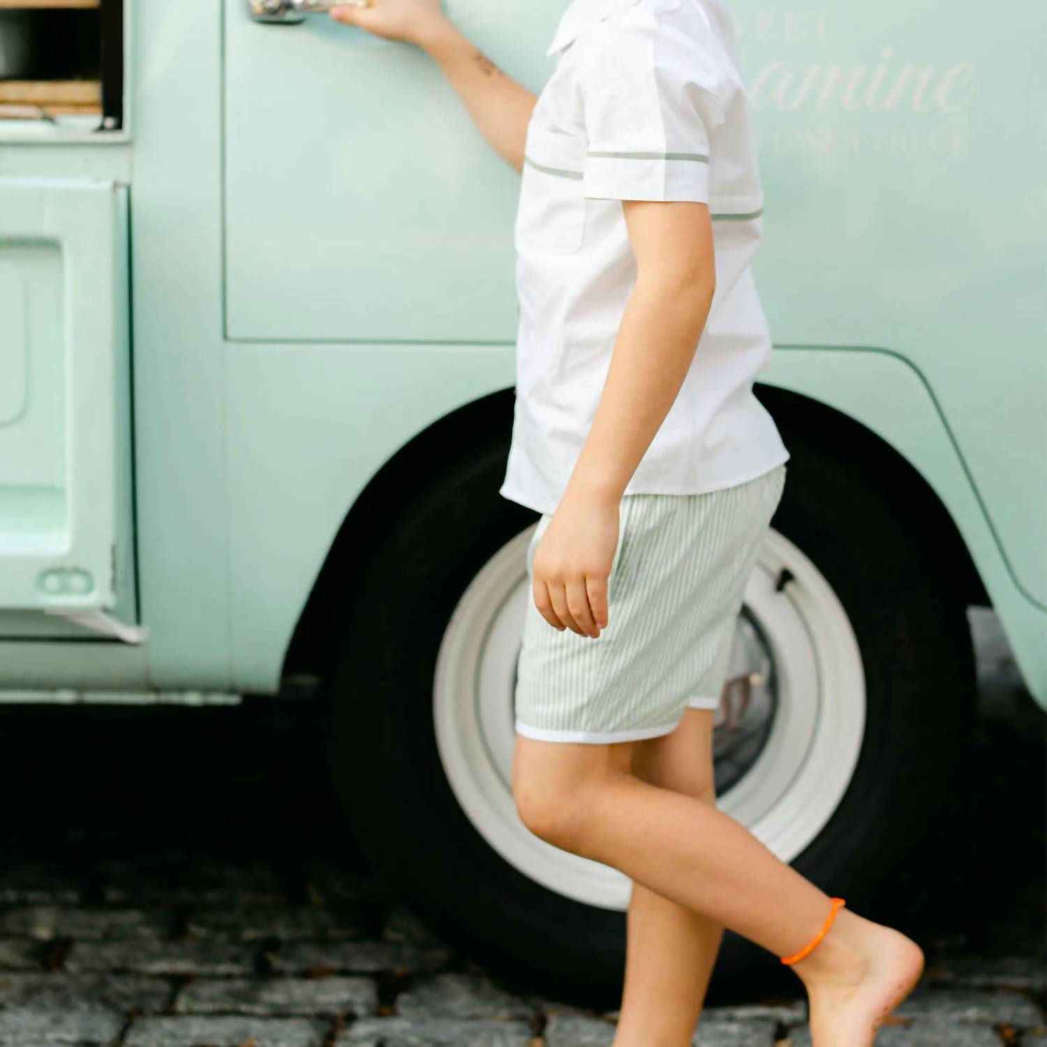 

Шорты Sea Short в классических полосках Aloe Dear Georgie, цвет classic stripe aloe