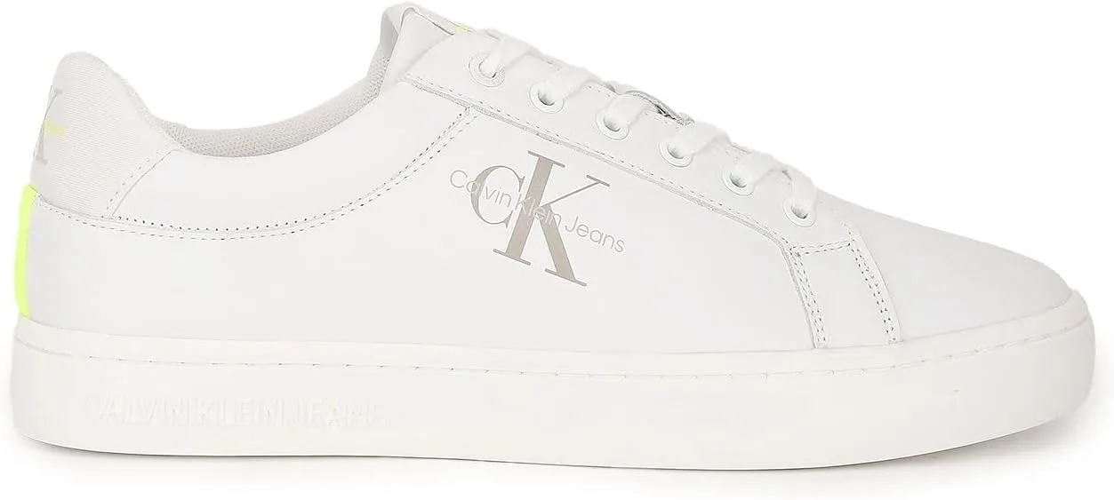 Кроссовки Calvin Klein Herren Classic Fluo Contrast Ym0ym00603 Cupole, белый — фото 4