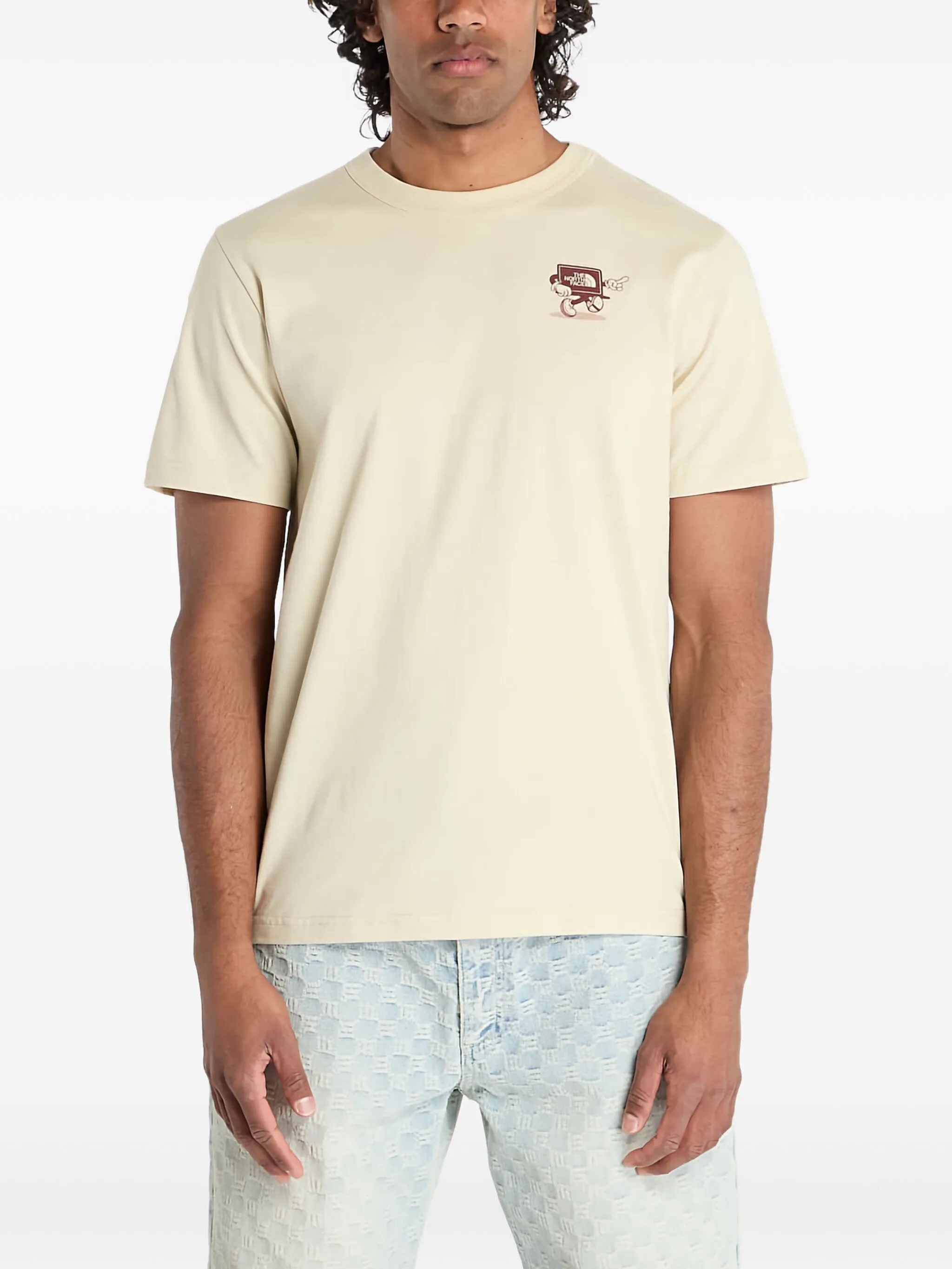 

Футболка с логотипом Cartoon Logo The North Face, бежевый