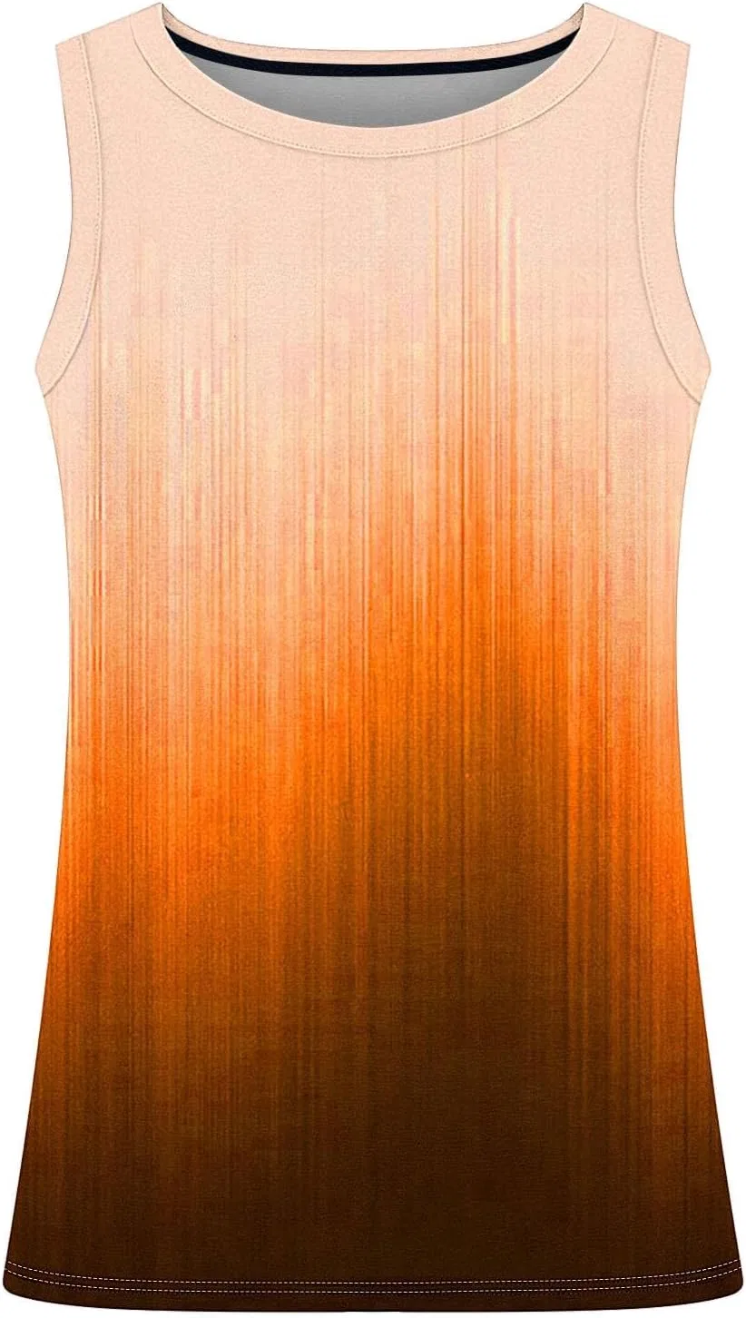 Мужской топ для тренировок Gradient Active Running Tees Orange — фото 2