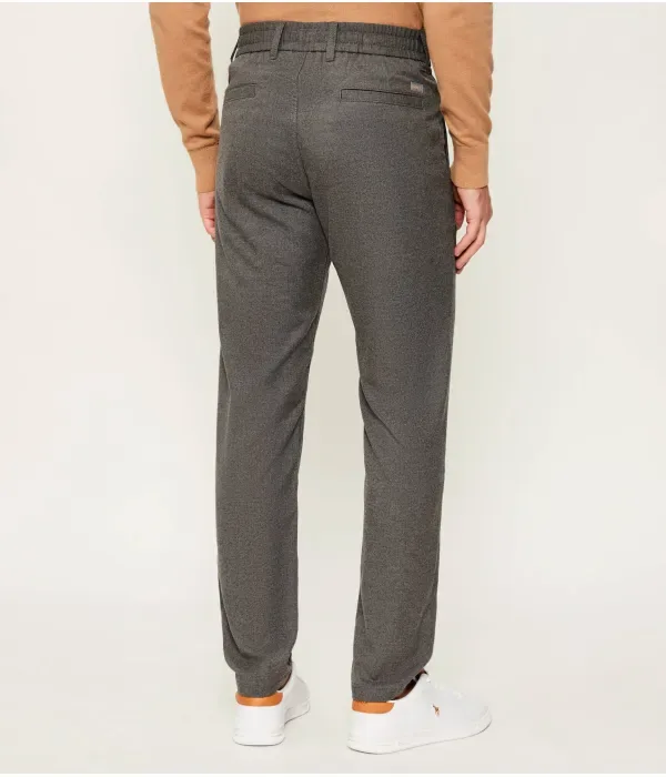Брюки чинос DS-5 tapered fit Boss Orange, серый — фото 4