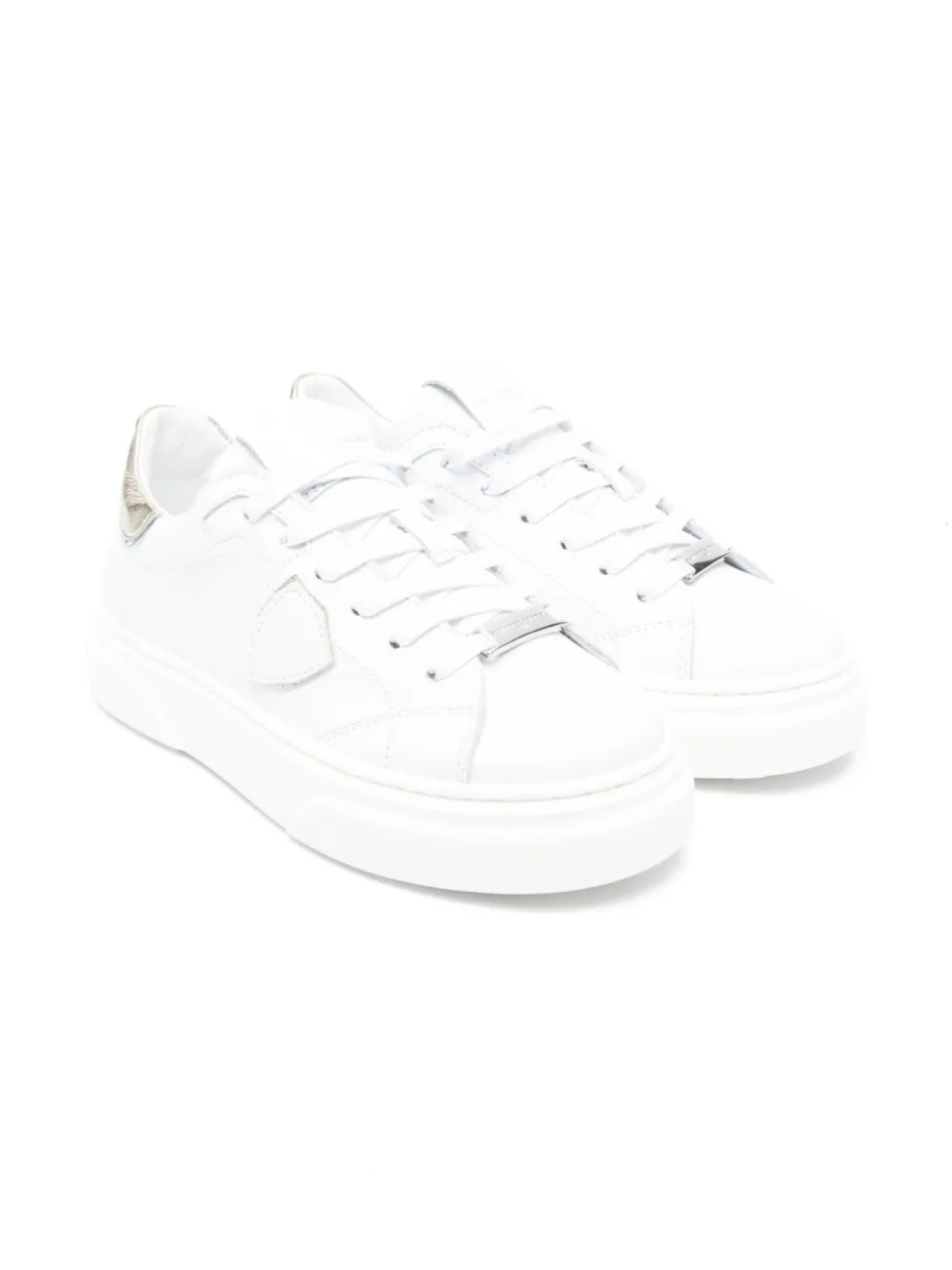 

Кожаные кроссовки Philippe Model Kids, белый