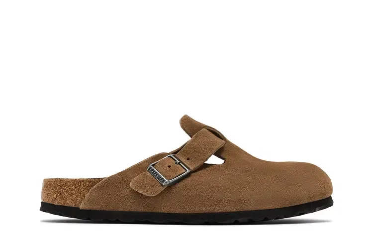Сандалии Birkenstock Boston Soft Footbed Sandal, коричневый
