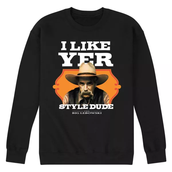 

Мужская толстовка The Big Lebowski Like Yer Style Licensed Character, черный