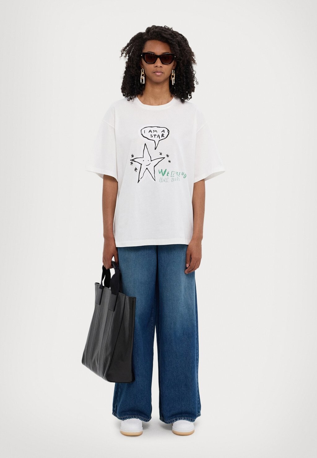 

Принт на футболке XANADU WEEKEND MaxMara, белый