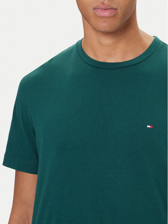 Футболка regular fit Ess Seasonal MW0MW39995 Tommy Hilfiger, зеленый — фото 4