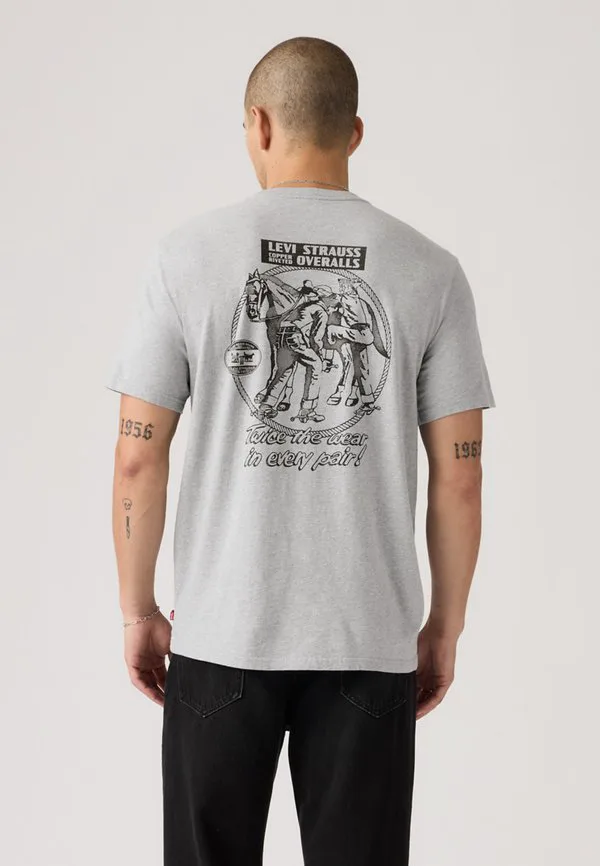 Футболка свободного кроя с принтом ss Levi'S, Grey
