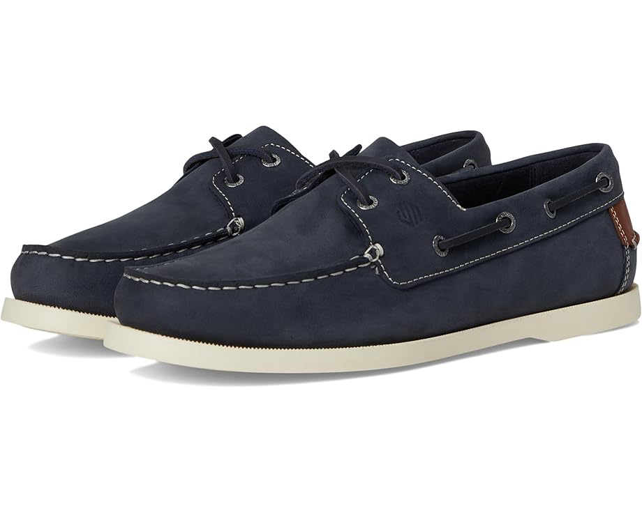 

Лоферы Johnston & Murphy Kids Zeke Boat Shoe, цвет Navy Oiled Nubuck