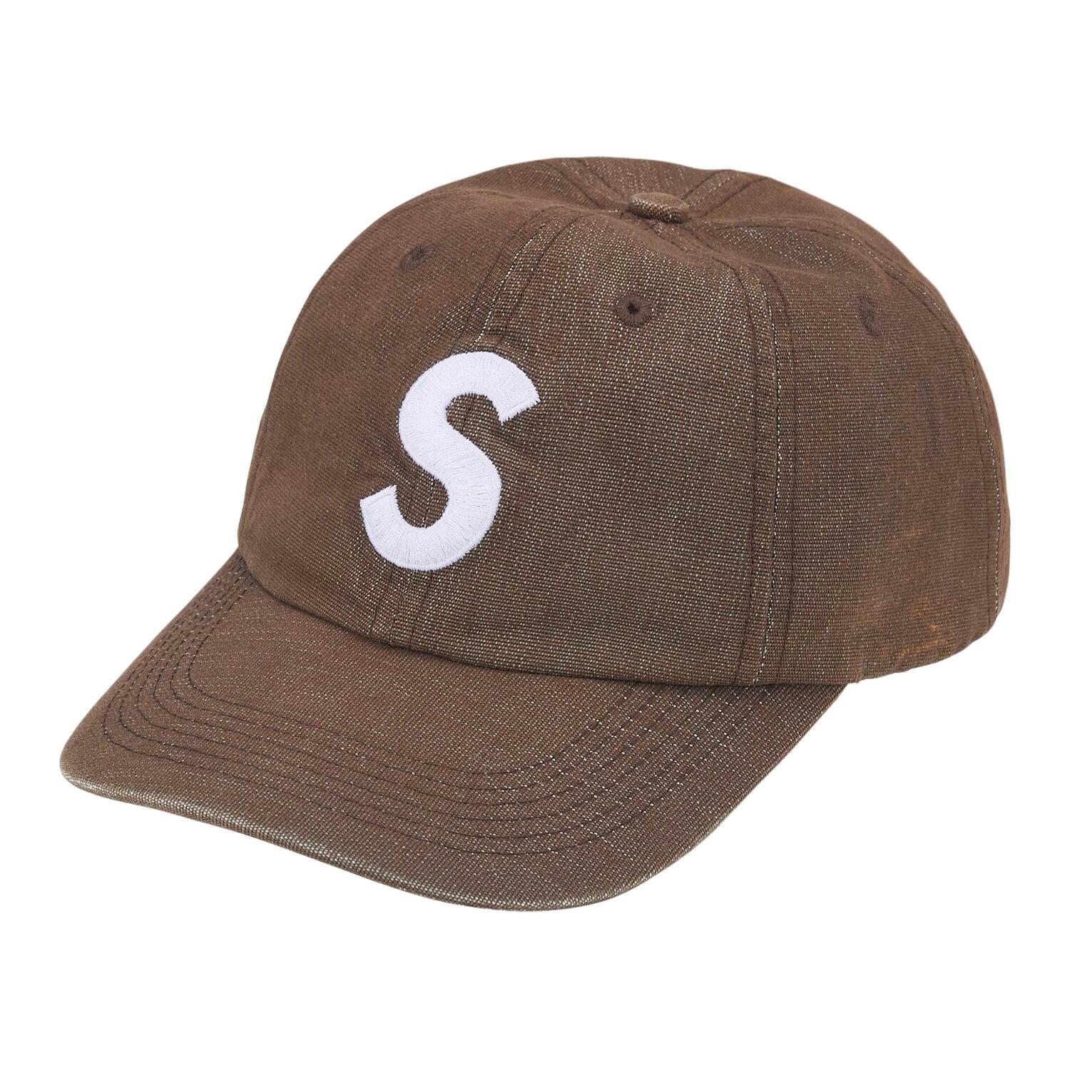 

Supreme Кепка с логотипом S из ткани кордура деним, Brown