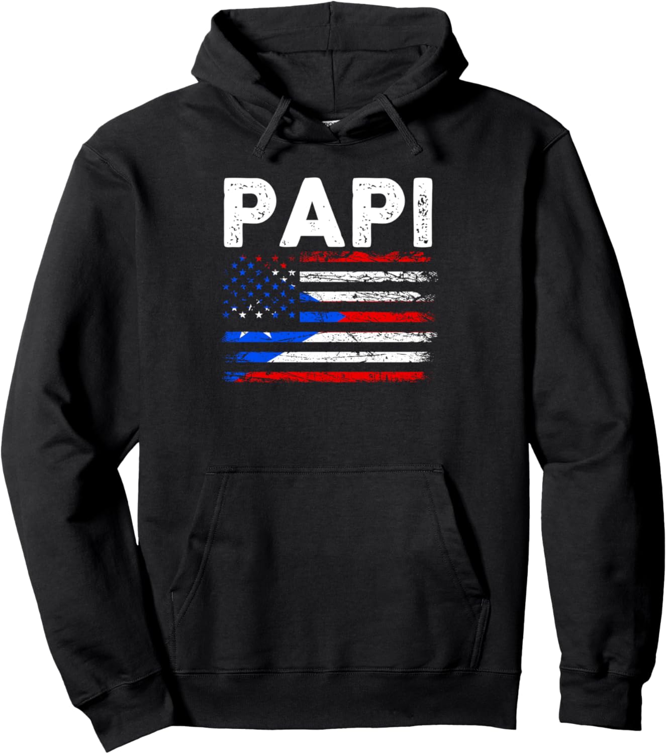 

Худи Papi Puerto Rican Puerto Rico & Puertorican Roots Gifts, черный