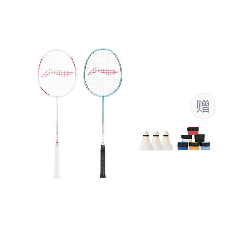 

LINING Ракетка для бадминтона Thunder Collection Offensive Type Heavy Head, Stiff Shaft Entry Level Unisex Aromatherapy Powders+White Cyan