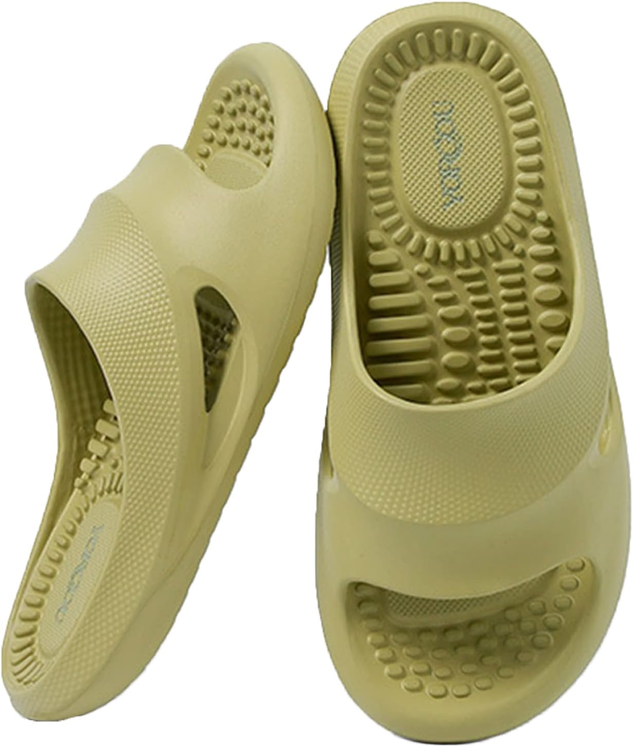 

Летние тапочки Cliont для женщин и мужчин: модные, практичные, нескользящие, быстросохнущие, зеленый