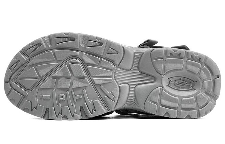 Пляжные сандалии Stamina Sandal мужские оливково-черные Skechers — фото 4