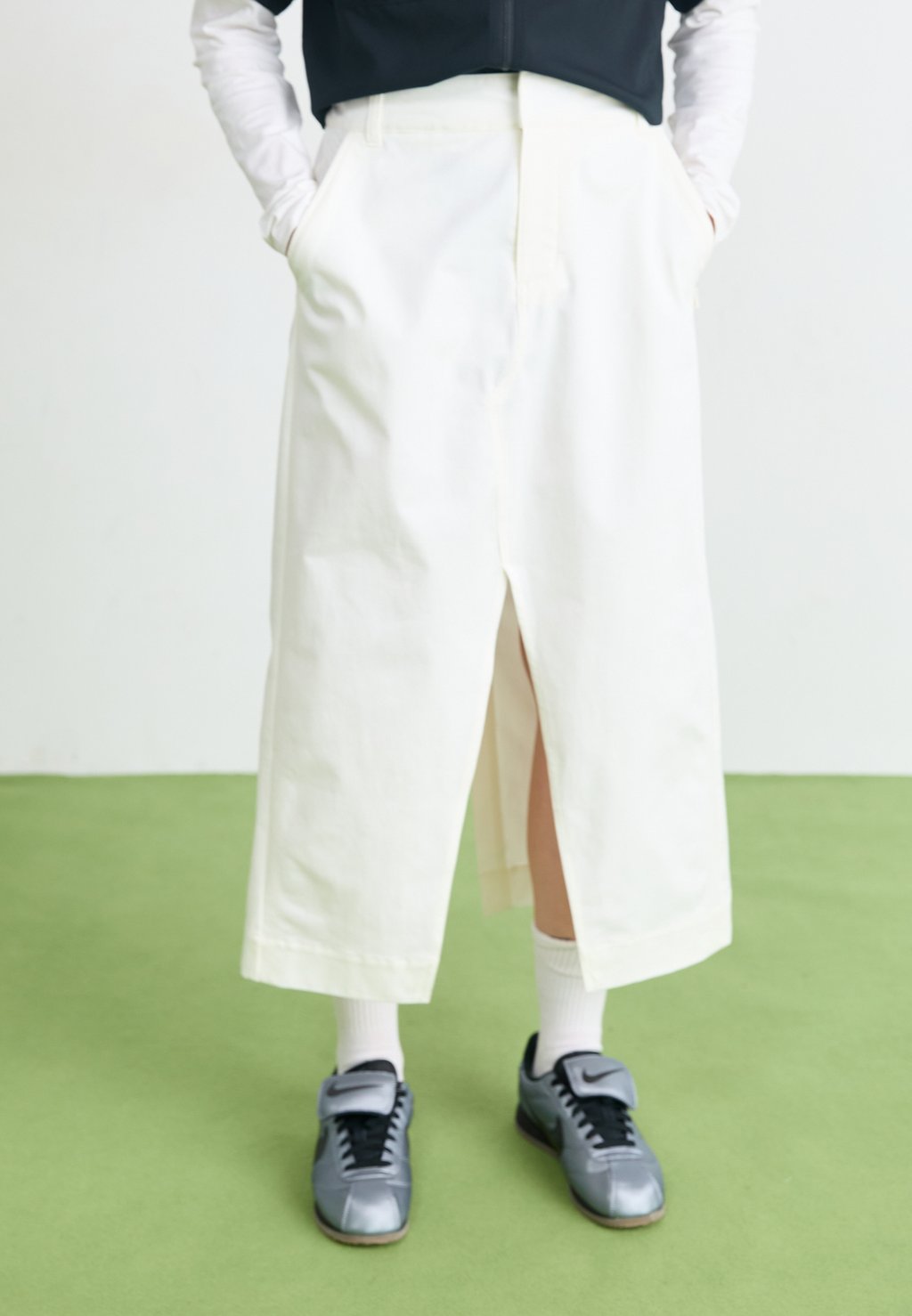 

Юбка макси SKIRT Nike Sportswear, молочный