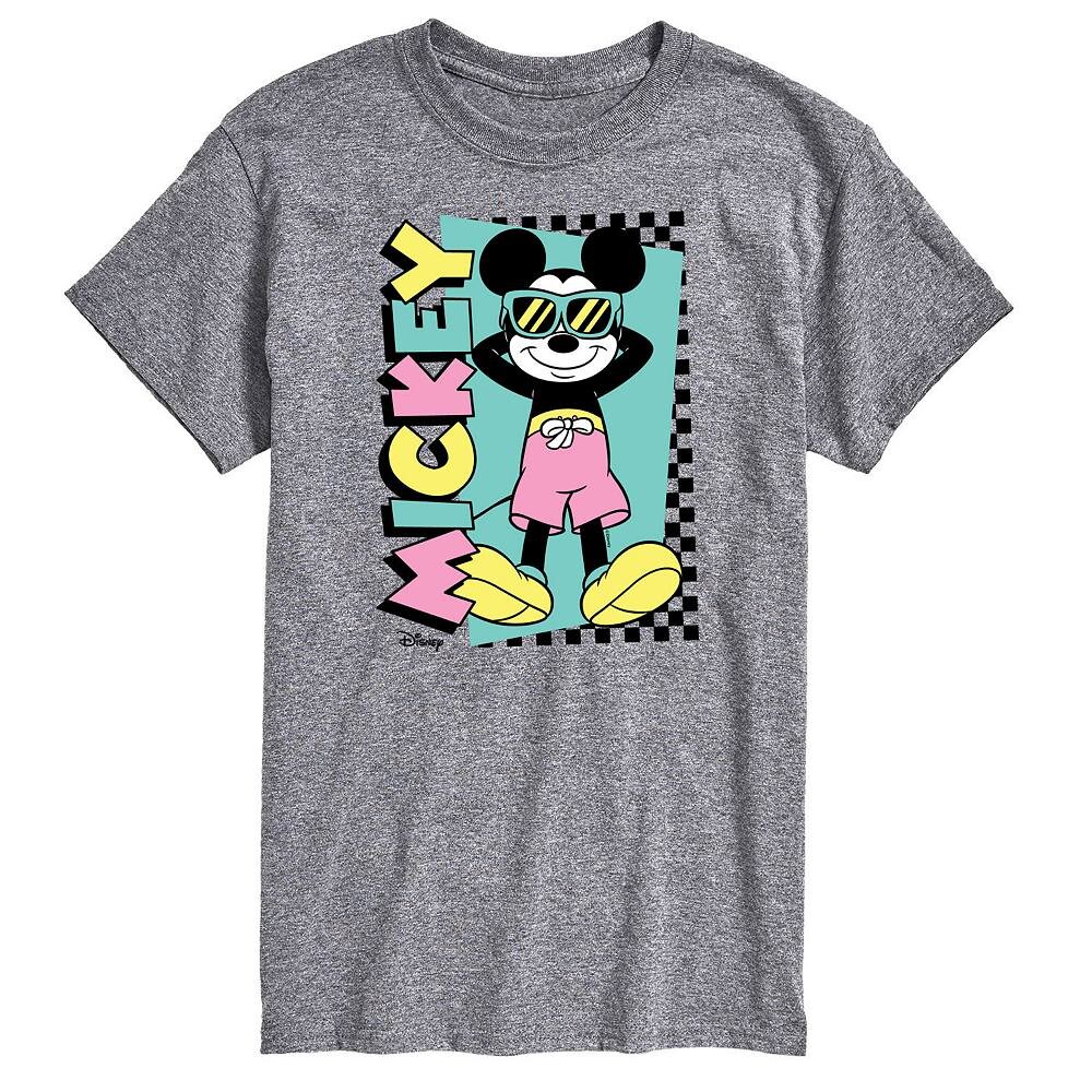 

Футболка Disney's Mickey Mouse Big & Tall Sunbathe с рисунком, серый