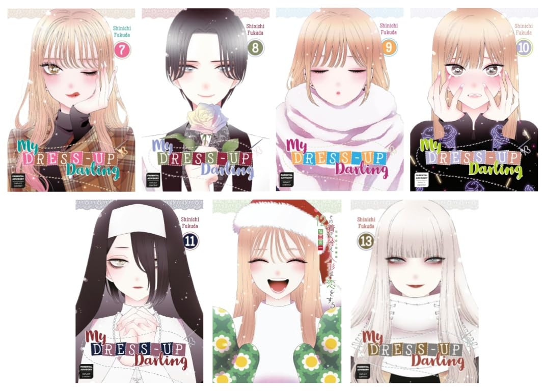 

My Dress-Up Darling Series 7-Book Collection Set (Vol.7 to Vol.13) - A Romantic Cosplay Comedy Manga Series (Square Enix Manga)