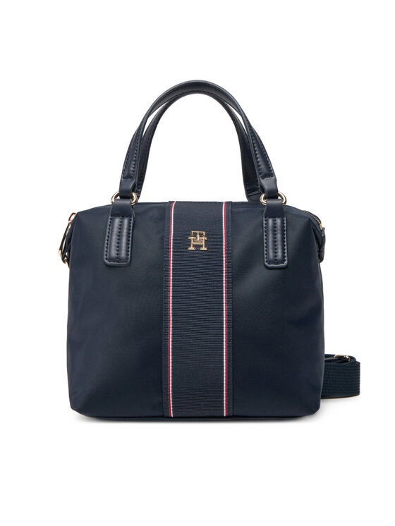 

Сумочка Poppy Small Tote Corp AW0AW17204 Tommy Hilfiger, синий