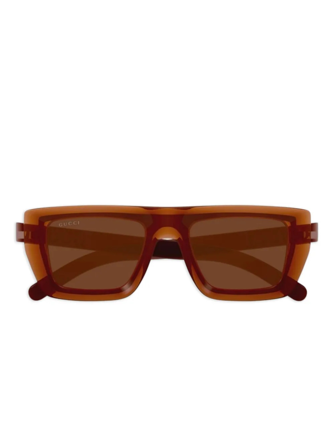 

Солнцезащитные очки Gucci Eyewear в прямоугольной оправе, коричневый