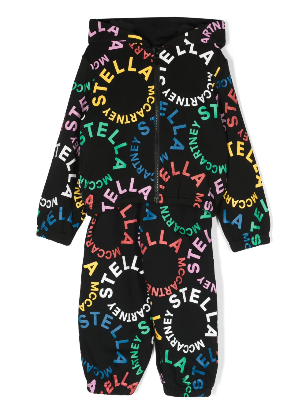 

Спортивный костюм с логотипом Stella McCartney Kids, черный