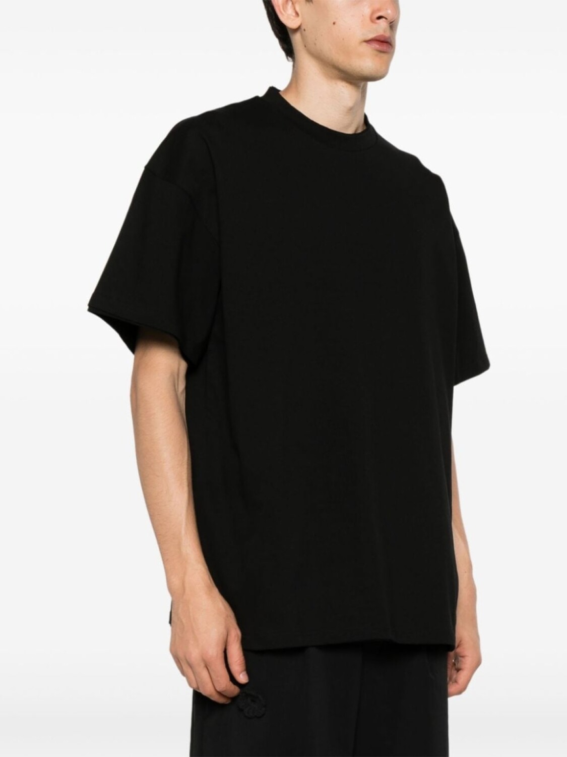 Jil Sander многослойная футболка с логотипом, черный — фото 4