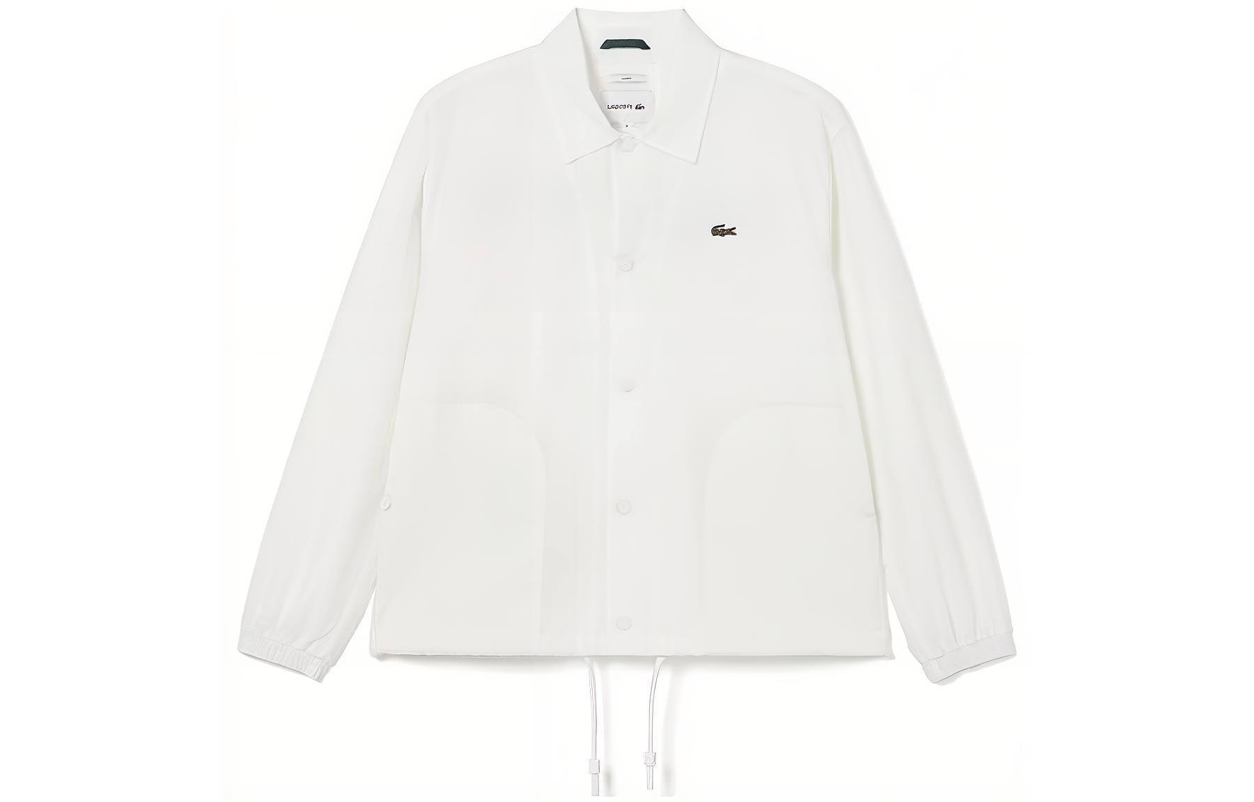 

LACOSTE Куртка унисекс белая, White