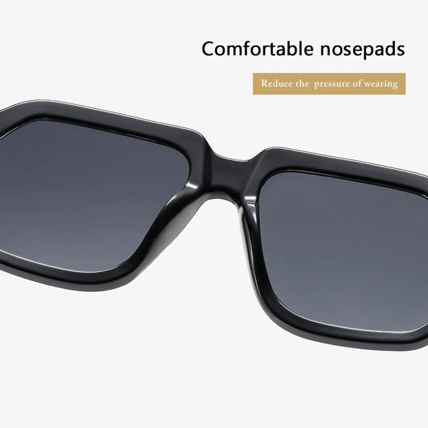 

Большие женские солнцезащитные очки в винтажном стиле с градиентным зеркальным покрытием, защита от УФ-излучения UV400, модные мужские очки TVTBBVV, Beige Black