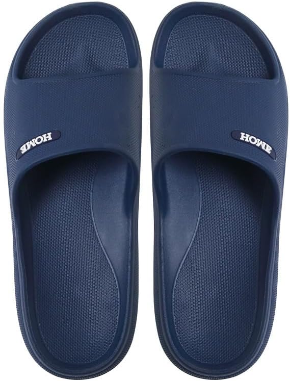 

Женские и мужские шлепанцы EDOSIR для душа, ванной комнаты и спа, летняя обувь для дома, очень большого размера, темно-синий