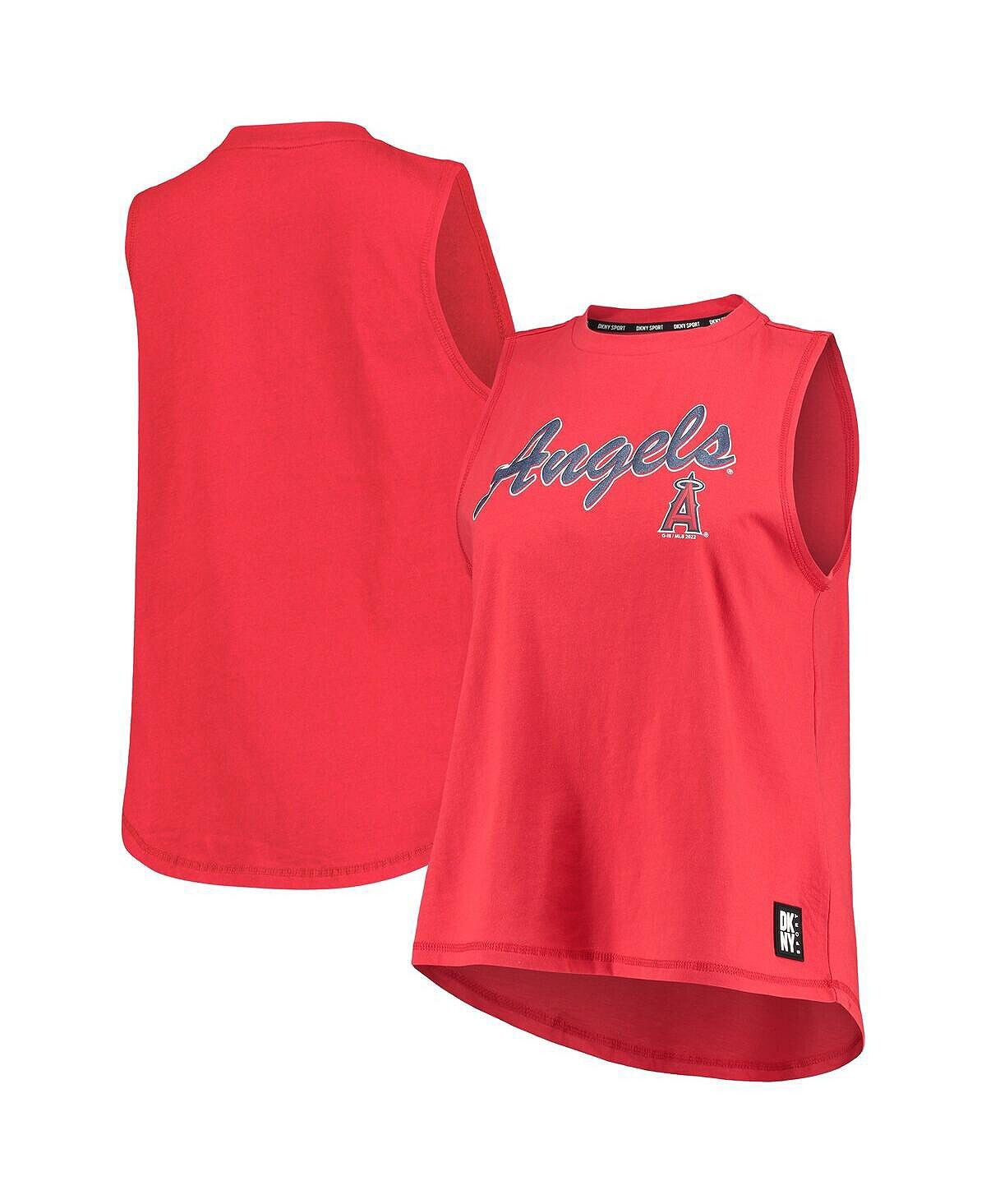 

Женская красная майка Los Angeles Angels Marcie DKNY, красный