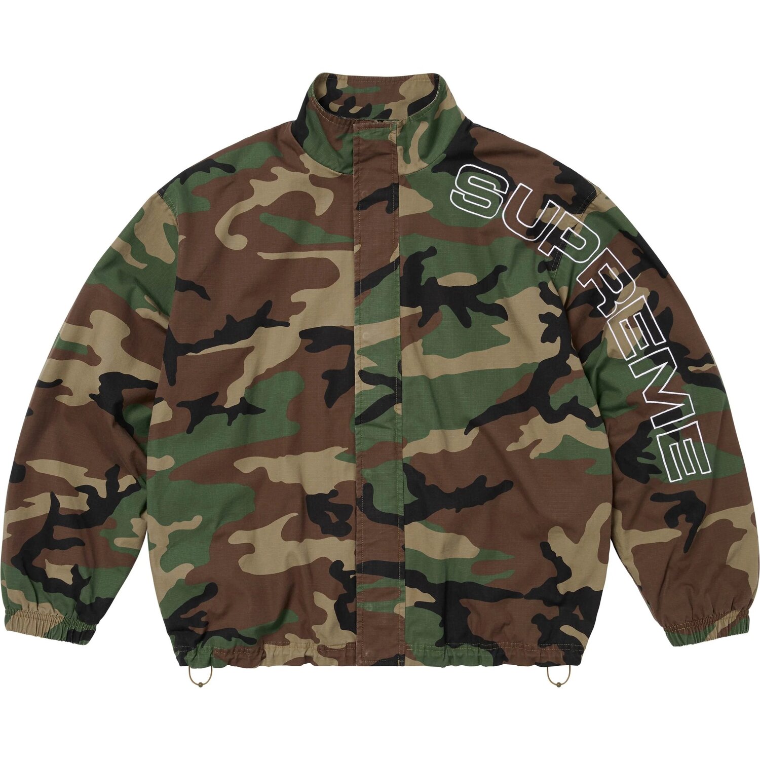 

Supreme Вышитая спортивная куртка, Woodland Camouflage/Woodland Camo