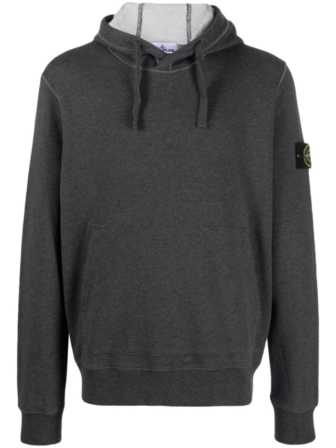 

Stone Island худи с логотипом Compass, серый