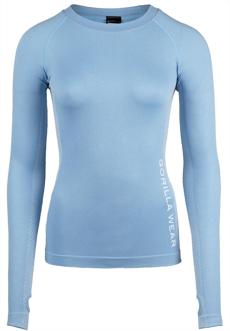 

Лонгслив Gorilla Wear Performance Shirt Selah Seamless, светло-синий