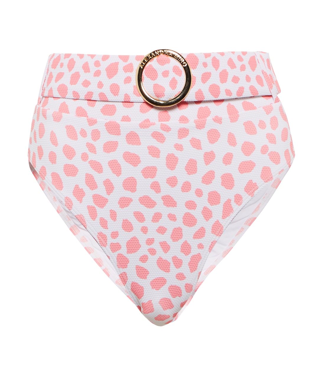 

Плавки-бикини Ursula с высокой талией Alexandra Miro, Leo Print Pink White