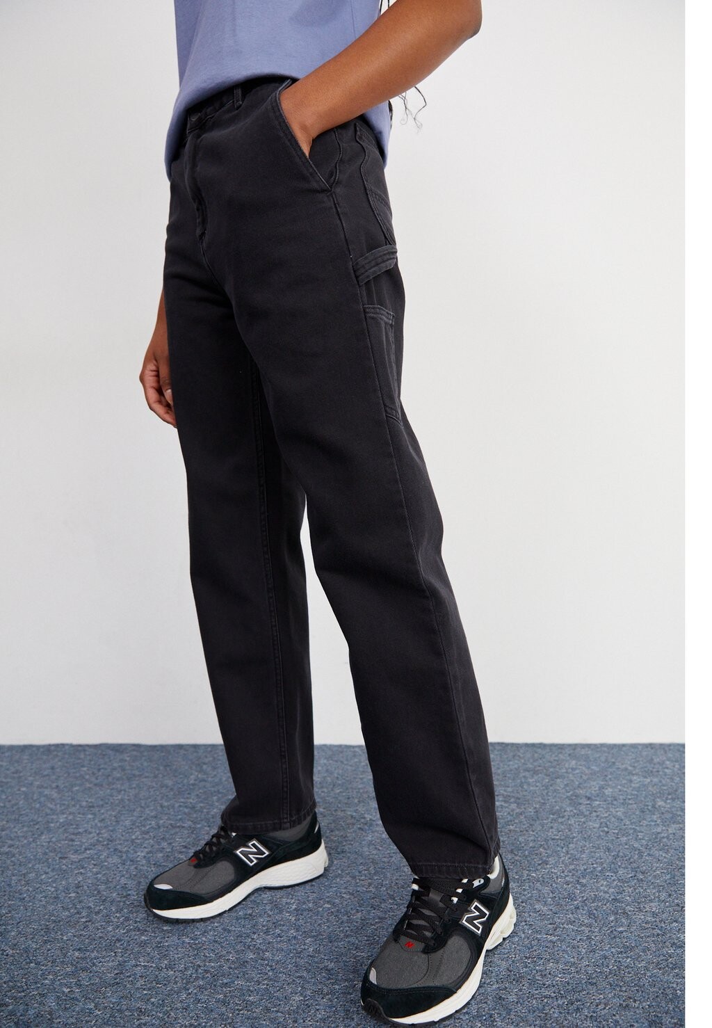 

Джинсы Baggy Pierce Pant Straight Carhartt WIP, цвет black stone washed