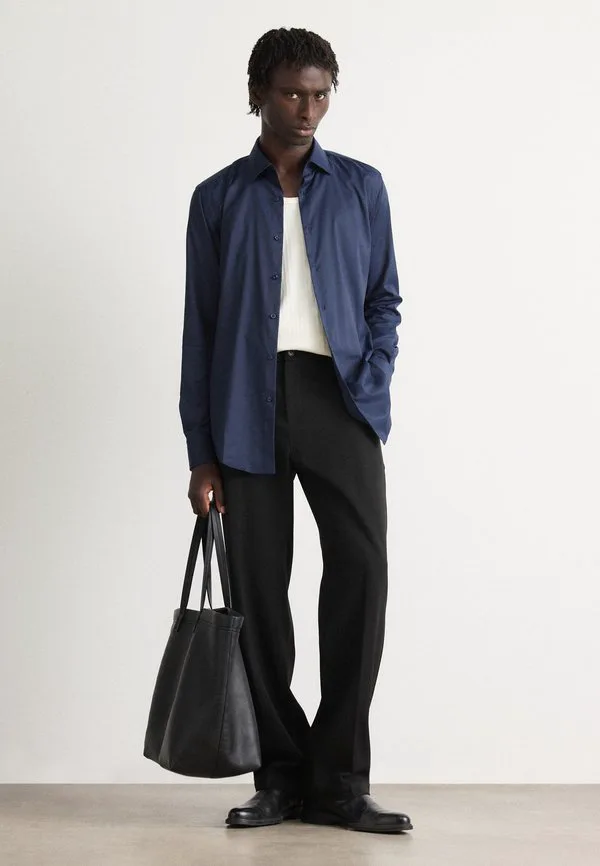 Формальная рубашка хэнка кента Boss, Dark Blue — фото 2