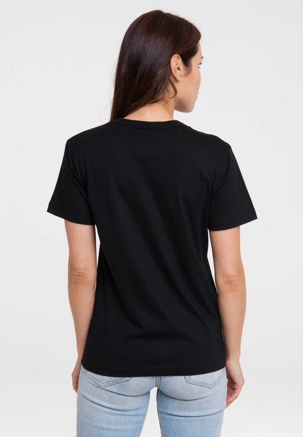 

Футболка с принтом RICK & MORTY RAUMSCHIFF LOGOSHIRT, черный