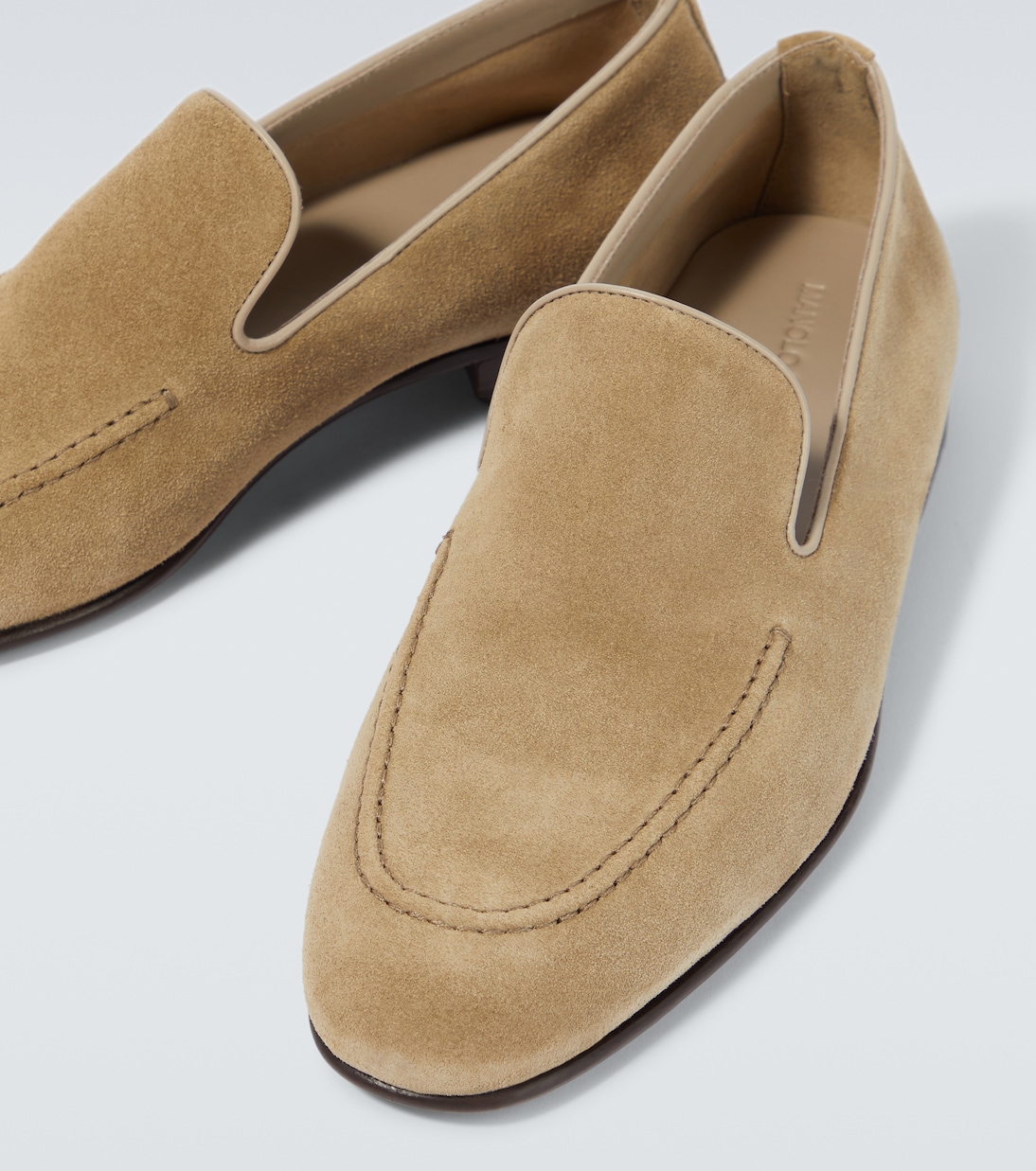 Туфли-лоферы Truro из замши Manolo Blahnik, 3538 Dkha — фото 3