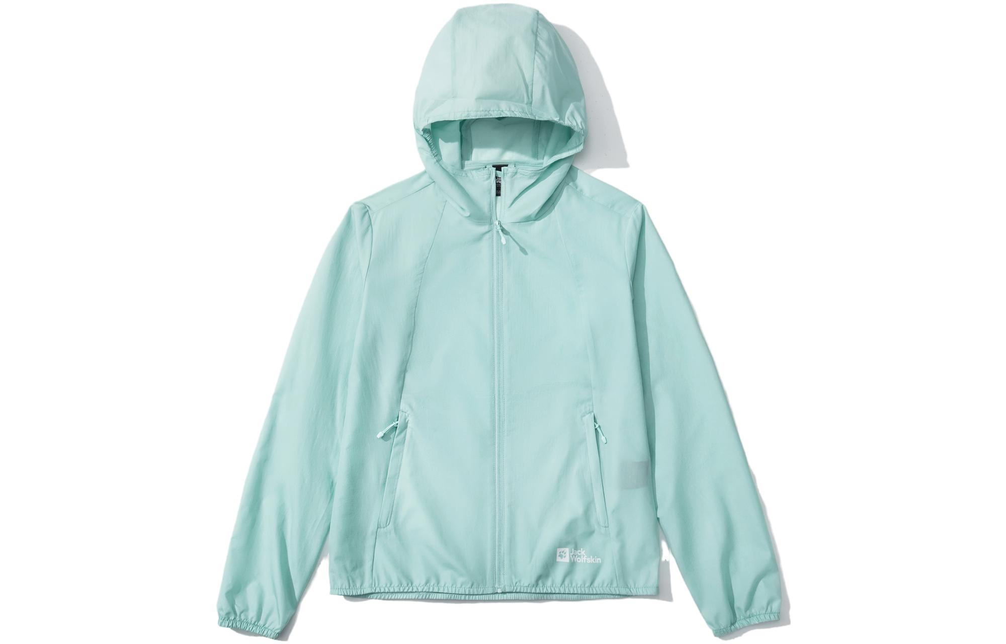 

JACK WOLFSKIN Дышащая солнцезащитная одежда для женщин, Light Blue Green/1302