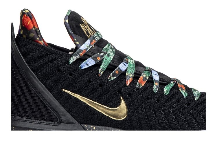 Кроссовки Nike LeBron 16 KC 'Watch The Throne', черный — фото 2